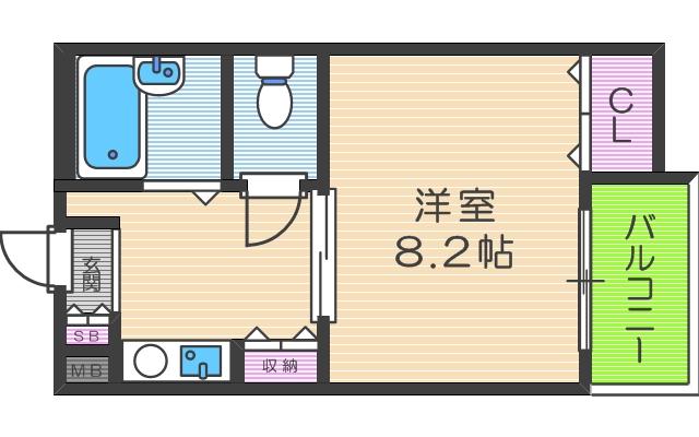 3階の間取り図