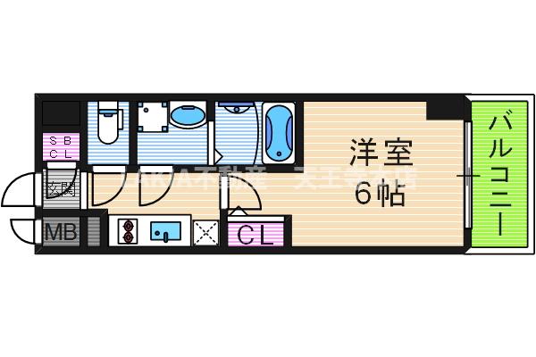 エスリード天王寺ブランシェ(14階 / 東 / 1K)の外観 エスリード天王寺ブランシェ(14階 / 東 / 1K)の外観
