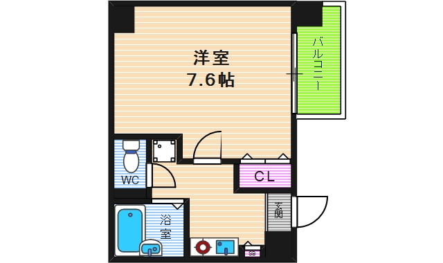 5階の間取り図