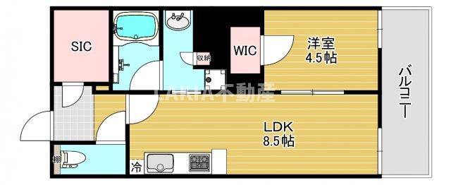 2階の間取り図