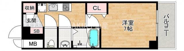 4階の間取り図