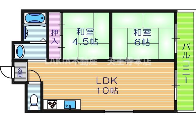 7階の間取り図