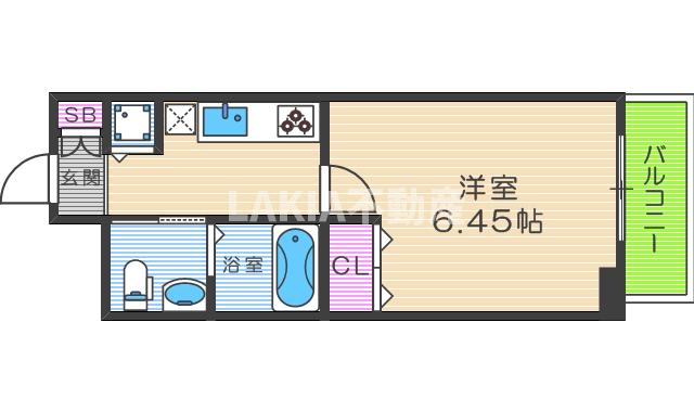 3階の間取り図