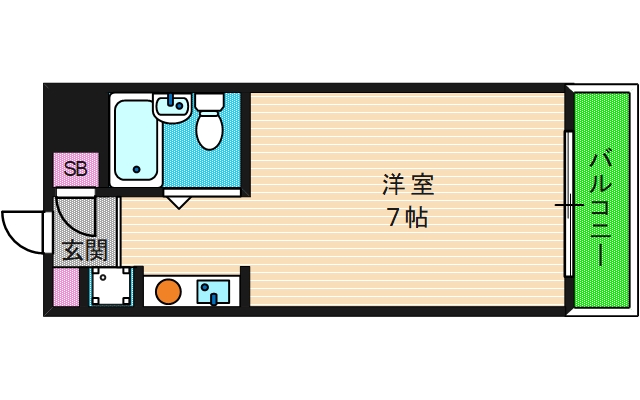 2階の間取り図
