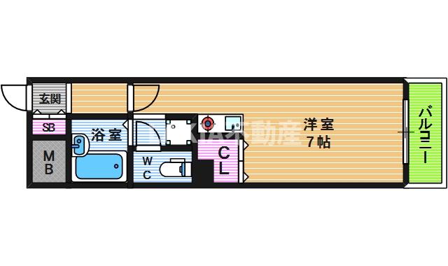 3階の間取り図