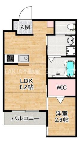 1階の間取り図