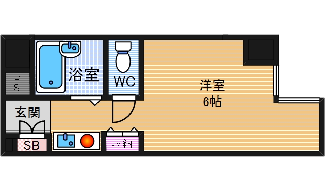 4階の間取り図