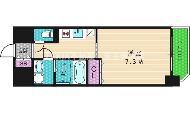 7階の間取り図