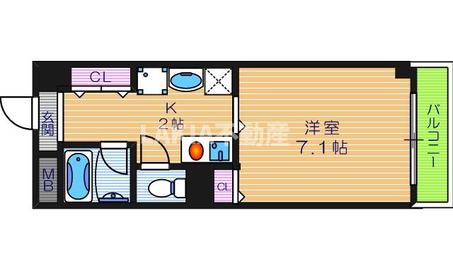 5階の間取り図