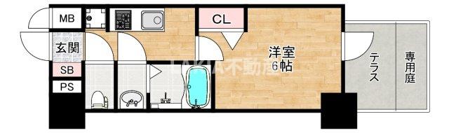 1階の間取り図
