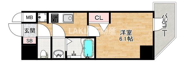 2階の間取り図