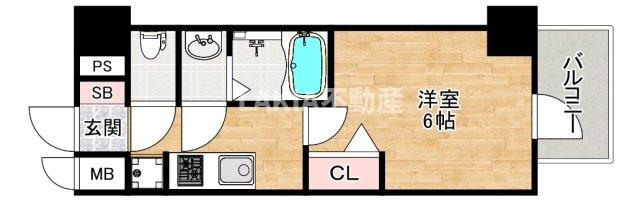 8階の間取り図