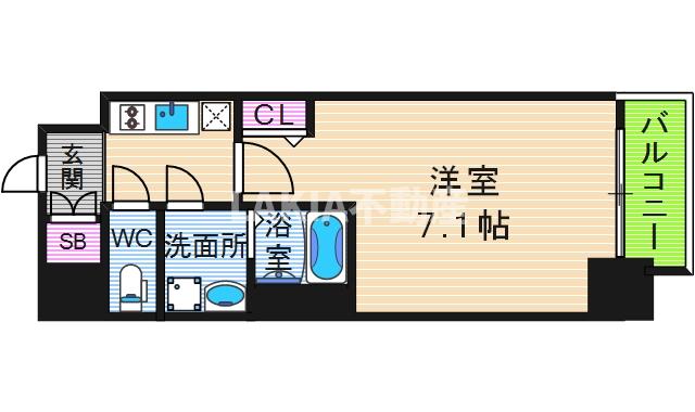 11階の間取り図