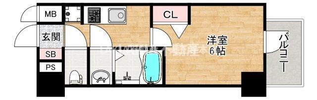 8階の間取り図