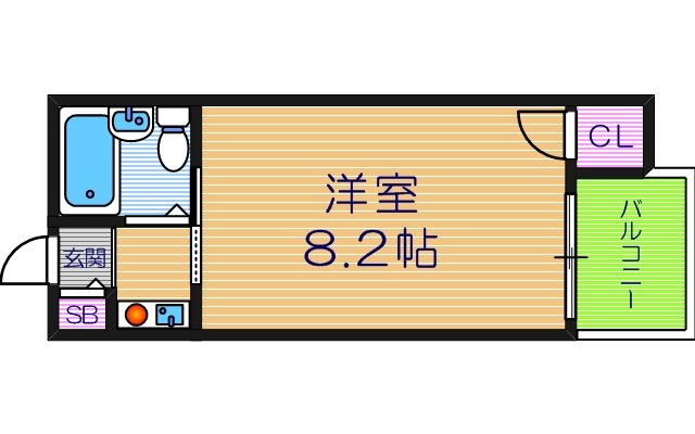 2階の間取り図