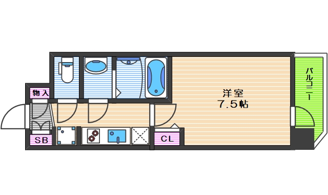 9階の間取り図