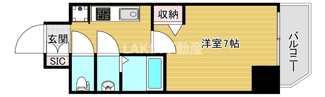 2階の間取り図
