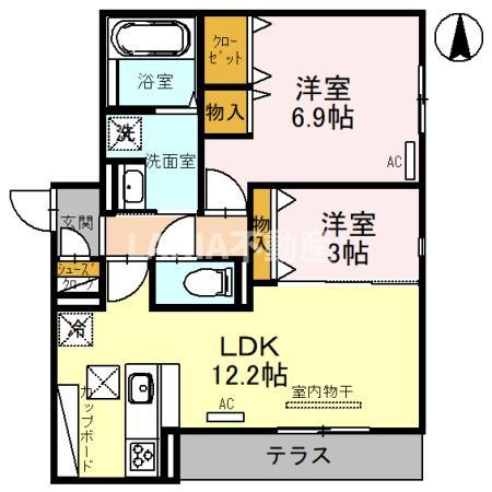 3階の間取り図