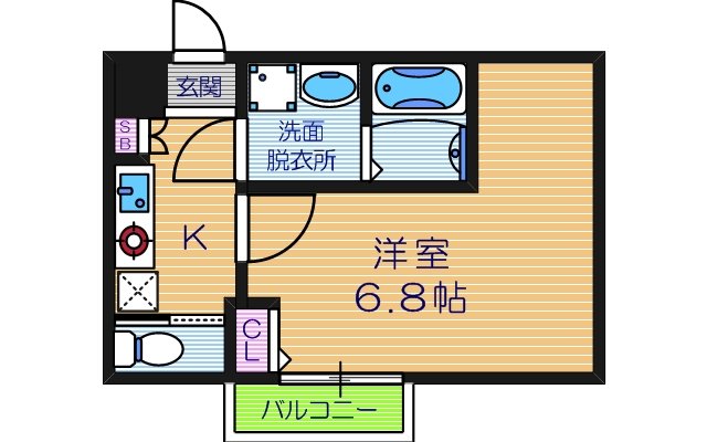 1階の間取り図
