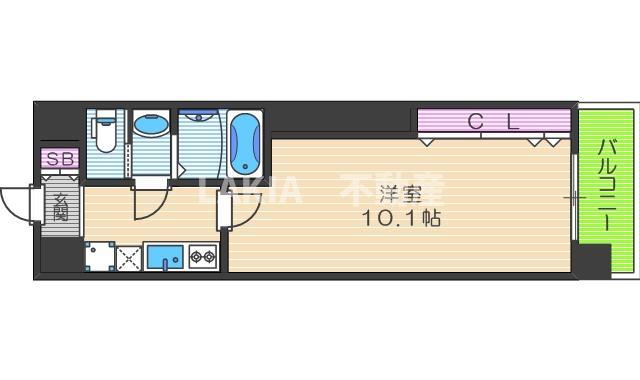 4階の間取り図