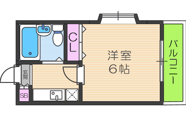 5階の間取り図