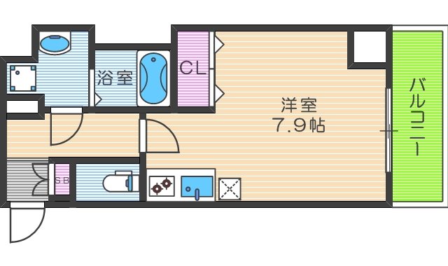 9階の間取り図