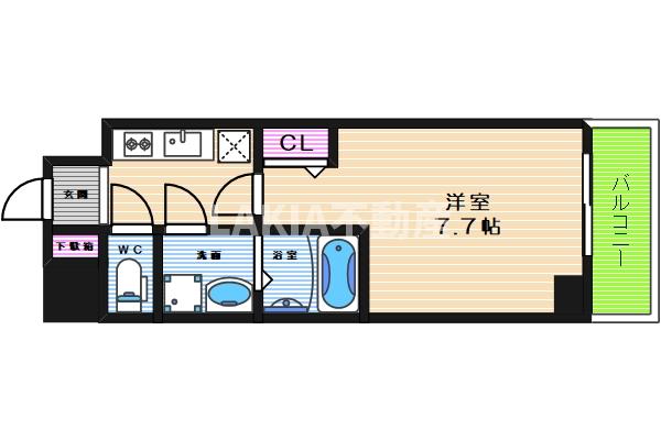 2階の間取り図