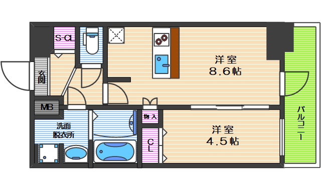 10階の間取り図
