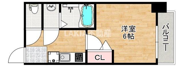 6階の間取り図