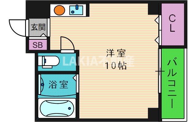 2階の間取り図