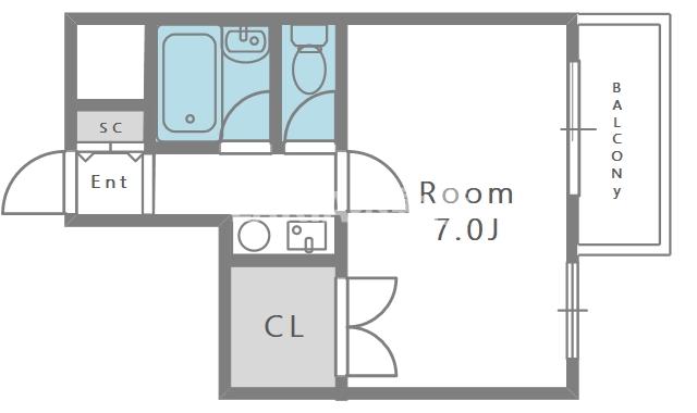 3階の間取り図