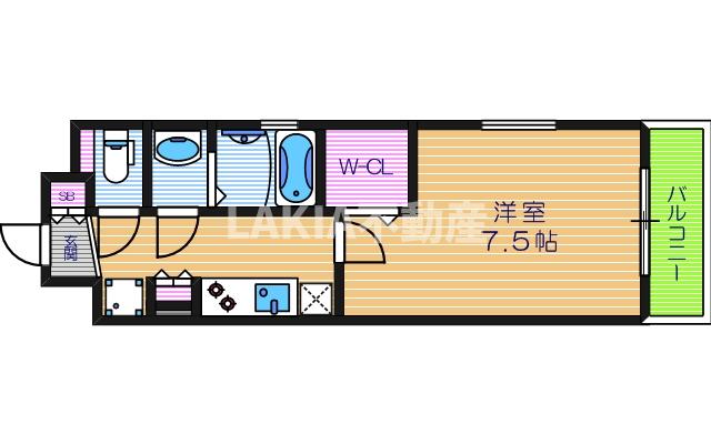 5階の間取り図