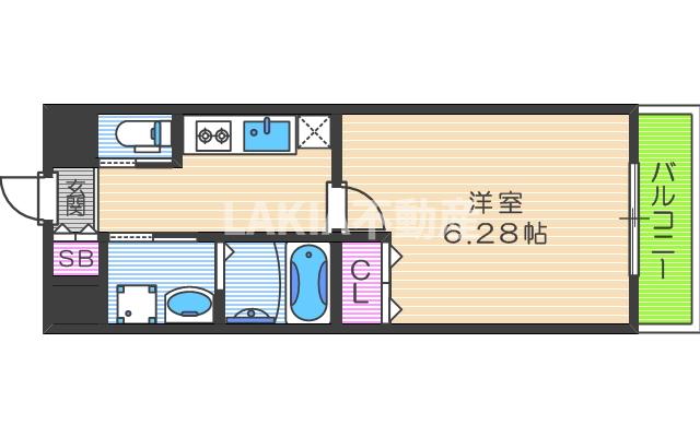 4階の間取り図