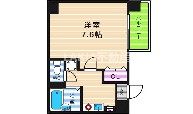 2階の間取り図