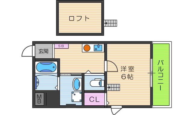 3階の間取り図