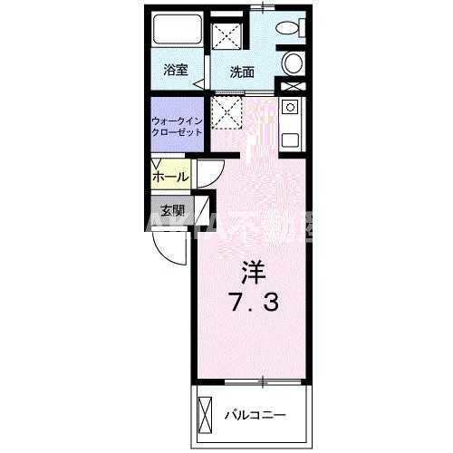 1階の間取り図