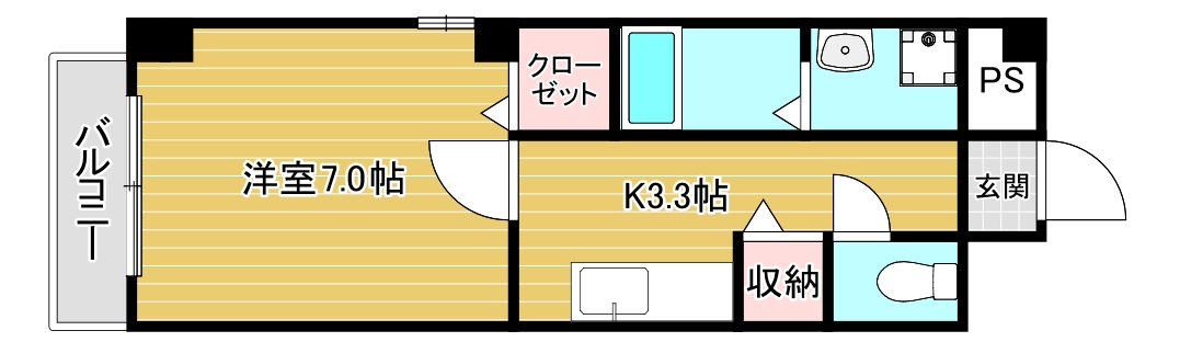 3階の間取り図
