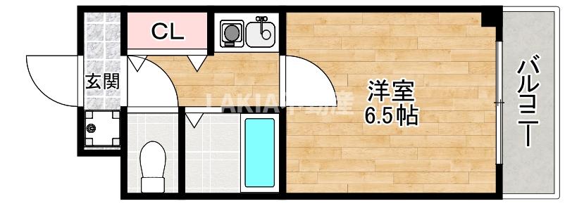 2階の間取り図