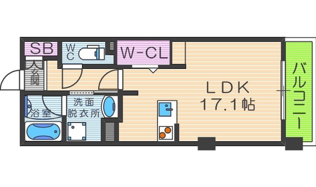 7階の間取り図