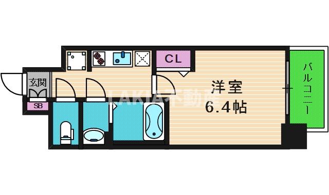 9階の間取り図
