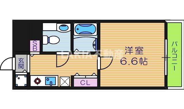 2階の間取り図