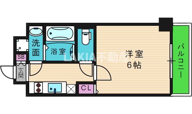 2階の間取り図
