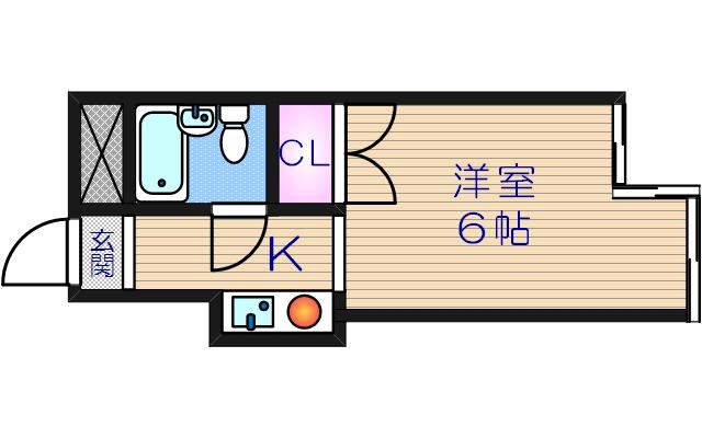 2階の間取り図