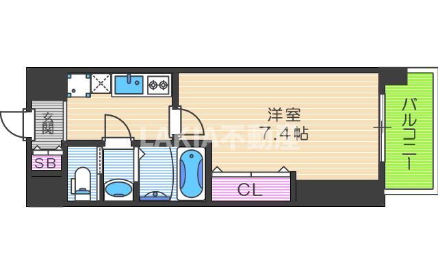 2階の間取り図