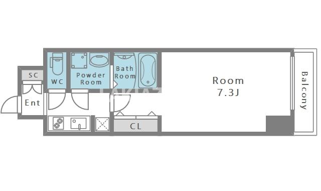 10階の間取り図