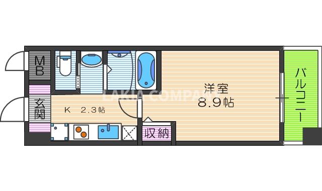 4階の間取り図