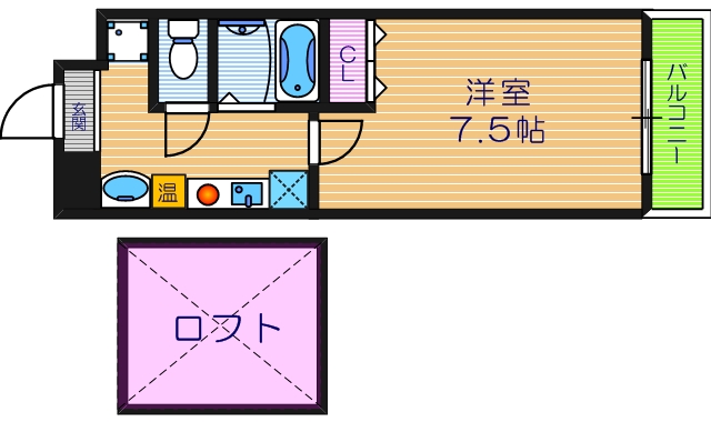 6階の間取り図