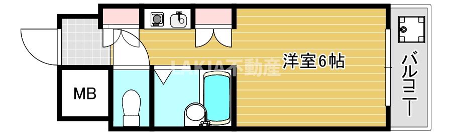 6階の間取り図