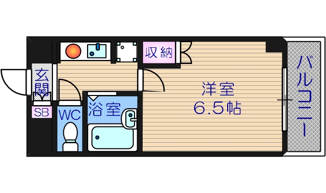 2階の間取り図