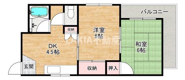 4階の間取り図